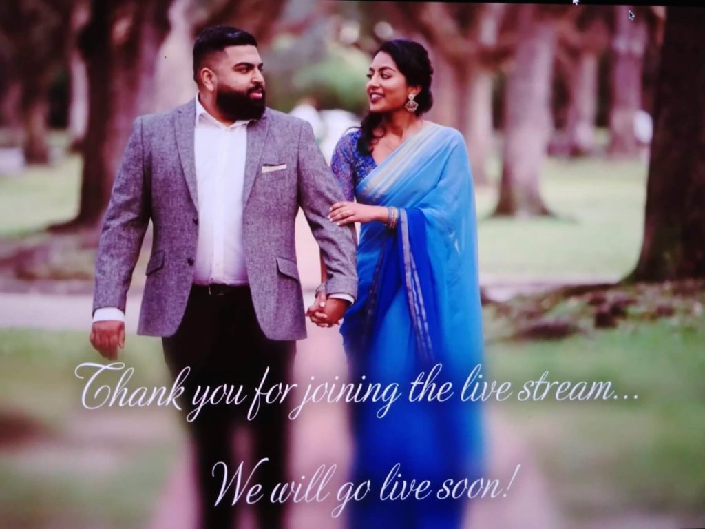 covid live stream indian wedding